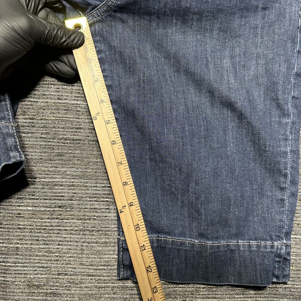 Kut From The Kloth Bermuda Shorts Women's 8 Blue Denim Knee Length - Picture 8 of 14